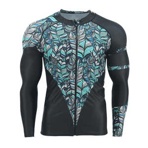 Vêtements de plein air hommes Rash Guard haute qualité Anti-rides respirant taux raisonnable Top tendance hommes Rash Guard avec léger - Product Image 1