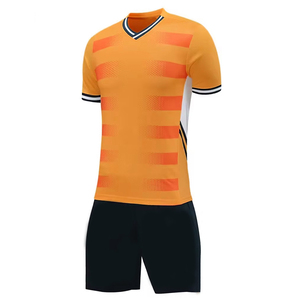 100% Polyester personnalisé Football vêtements de sport haute France maillots de Football votre propre Logo personnalisé formation Football vêtements uniforme - Product Image 4