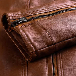 Chaqueta de Cuero de Venta Directa de Fábrica 2025, Chaqueta de Cuero del Mejor Material, Chaqueta de Cuero de Nuevo Diseño - Product Image 4