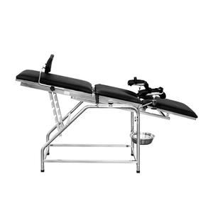 MC-C03 медицинский портативный ручной стул из нержавеющей стали для гинекологического осмотра стол Акушерская кровать - Product Image 3