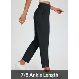 Pantalon de golf pour femmes prêt pour l'extérieur offrant un confort respirant et une mobilité flexible pour les routines sportives - Product Image 3