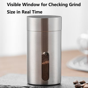 เครื่องบดกาแฟมือ<span class=keywords><strong>หมุน</strong></span>แบบพกพา ทำจากสแตนเลส 304 คุณภาพระดับมืออาชีพ พร้อมใบมีดเซรามิก สำหรับใช้ในบ้าน - Product Image 2