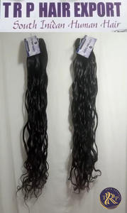 ผมมนุษย์บริสุทธิ์จากอินเดียเส้นผม100% ธรรมชาติสีดำเงางาม - Product Image 3