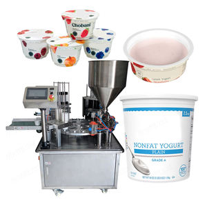 Macchina Automatica per Riempimento e Sigillatura di Bicchieri di <span class=keywords><strong>Yogurt</strong></span> in Plastica, Linea di Confezionamento - Product Image 1