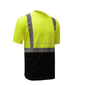 Custom High Visibility Reflective Safety <b>T</b> <b>Shirt</b> Construction Short Sleeve <b>Hi</b> <b>Vis</b> Polo Work <b>Shirts</b> for Men - Product Image 4