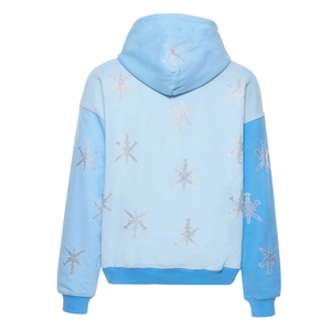 Vêtements pour hommes, sweat à capuche avec strass, fabrication sur mesure, 100% coton, streetwear, sweat à capuche avec strass de haute qualité pour hommes - Product Image 6