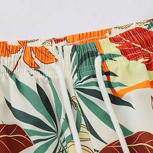 Pantalones cortos de malla de poliéster informales para hombre, última moda de 2025, patrón sólido, logotipo personalizado impreso, traje de baño, venta al por mayor a bajo precio - Product Image 5