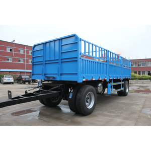 Semirremolque de Doble Eje con Neumáticos 12r22.5, Remolque Nuevo con Barra de Acero y Carbono, Exw China - Product Image 2