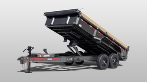 Remorque à benne basculante utilitaire très vendue, Hillcrest Trailers 7x16 14k 40 pouces de côté, remorque pour tracteur agricole. - Product Image 6