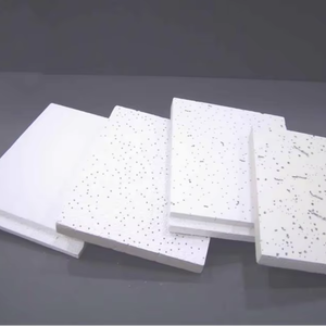 Panneau de fibres minérales 600*1200mm faux carreaux de plafond à suspension fournissant un système de plafond Solution unique - Product Image 1