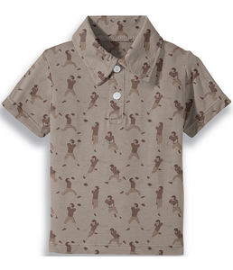 Polo pour garçons de bonne qualité, nouveau style, décontracté, manches courtes, 100% coton pur, impression personnalisée, design respirant, tricoté 180g - Product Image 2