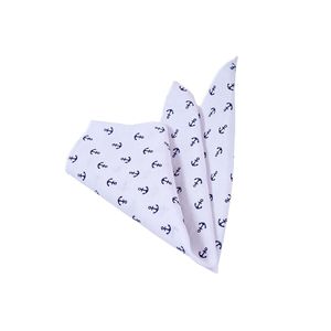 Pañuelo de algodón para hombre adulto, talla única, con estampado de anclas en rosa y blanco, estilo marinero. - Product Image 2