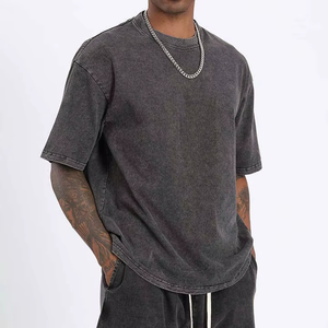 T-shirt en coton uni pour homme, basique, confortable, doux, fabrication OEM ODM - Product Image 5