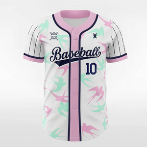 Uniforme de Béisbol Personalizado 2025 con Diseño de Gorrión de Manga Corta para Hombre, Jersey de Béisbol con Cuello Redondo y Estampado Personalizado - Product Image 4