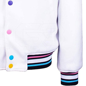 2023 personnalisé High Street Style Letterman veste pour hommes de haute qualité col montant Unique hiver OEM Service - Product Image 5