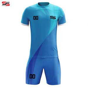 Venta caliente de fútbol de calidad de desgaste de fútbol uniforme de desgaste de fútbol nacional personalizado Jersey camisetas pantalones cortos conjunto de fútbol - Product Image 1
