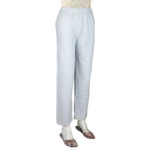 Women's Printed Trouser - Blue - Product Image 1