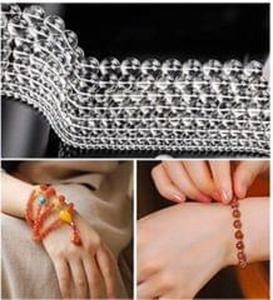 Commercio all'ingrosso 0.5mm 0.7mm 0.8mm 1mm fai da te in cristallo elastico bracciale elastico per fare perline cavo di filo sbarazzino CEC-3 di marca - Product Image 2