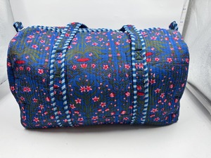 กระเป๋าผ้าฝ้ายสีฟ้าสุดหรูสำหรับสุดสัปดาห์100% จุของได้มากทนทาน (ซิป) - Product Image 5