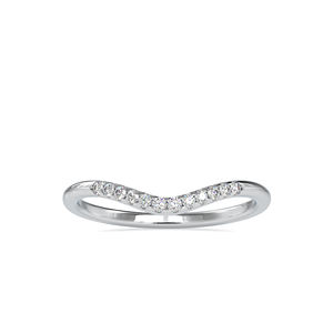 Anillo de Compromiso y Matrimonio de Oro Blanco de Lujo con Diamante Natural de Corte de 0.09 Quilates, Engaste de Puntas, Certificado IGI, Joyería Fina Hecha a Mano - Product Image 5