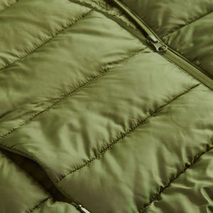 Chaqueta de cuero de invierno cálida y ligera para hombre, precio al por mayor, chaqueta acolchada de lona, cierre de cremallera para actividades al aire libre - Product Image 6