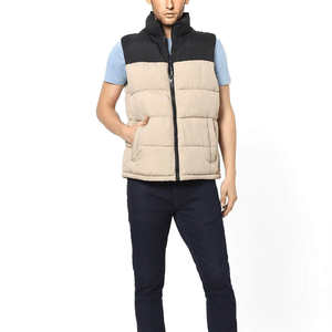 Chaqueta Acolchada de Invierno para Hombre, Personalizada, Transpirable, con Cierre, Cuello Cuadrado Grueso, Diseño OEM, Relleno de Algodón y Poliéster - Product Image 3