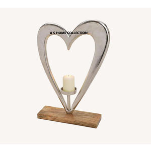 Fabricante Impresionantes candelabros Arreglos para elegante tarro de vela único de hormigón Celebración familiar especial - Product Image 1