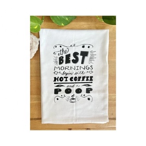 Serviettes de cuisine brodées 2026, Nouveautés, 100% coton biologique, Vente chaude, Écologiques, Douces, Absorbantes et Plus Épaisses - Product Image 1