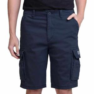 Pantalones Cortos Casuales de Estilo Cargo para Hombre, Cintura Alta, Color Sólido, con Cordón, Algodón, Ajuste Relajado, Venta al Por Mayor, OEM 2025 - Product Image 1