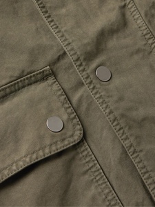 Veste de travail en toile de coton pour homme, boutonnée, grande taille, uniforme de travail d'hiver, décontractée, style urbain, broderie - Product Image 5