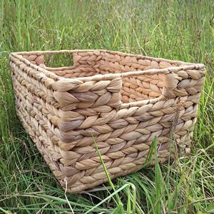 Water <b>Hyacinth</b> <b>Basket</b> Tray Woven <b>Basket</b> Tray for Bathroom/Storage Organizing High-Quality Wholesale - Product Image 2