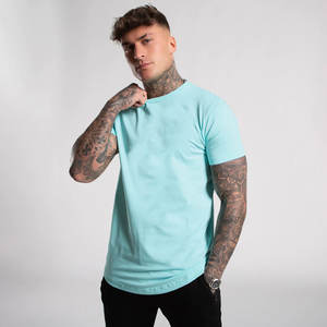 เสื้อยืดฟิตเนสของผู้ชายเสื้อยืดคอกลมแขนสั้นสำหรับผู้ชายเทรนด์สตรีทเทรนด์2025ฤดูร้อนแบรนด์100% ผ้าฝ้าย - Product Image 6