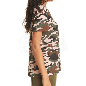 Venta al por mayor por encargo llano en blanco mujeres camisetas nueva llegada de talla grande de verano de manga corta mujeres camisetas lisas - Product Image 3