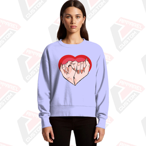 Pull-over d'hiver pour femme en tissu polaire mélangé polyester/coton de qualité supérieure pour le confort et le style - Product Image 5