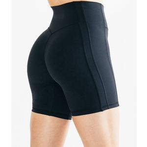 Venta caliente de cintura alta a prueba de golpes pantalones cortos de yoga sin costuras para las mujeres - Product Image 2
