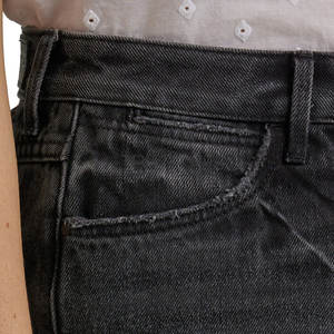 Pantalones cortos vaqueros OEM para mujer, precio razonable, último estilo, diseño personalizado, ropa de calle, pantalones cortos para mujer - Product Image 4