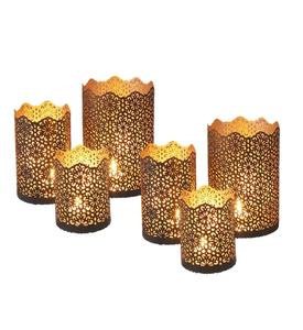 Fabricant votif de lampe à thé en métal et en verre de fer de conception de luxe Dernière arrivée Votive de lampe à thé en métal fabriquée à la main. - Product Image 2