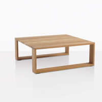 Table basse Nakula en teck massif, style moderne et minimaliste, pour la maison et l'hôtel, durable, écologique, meubles de jardin d'extérieur