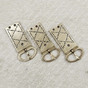 Boucle de ceinture en laiton médiéval massif TT-7795 accessoire en cuivre durable - Product Image 1