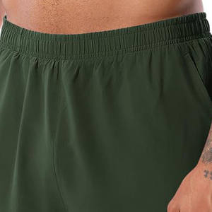 Alta calidad elástico Fitness Casual entrenamiento hombres pantalones cortos entrenamiento secado rápido Streetwear transpirable deportes sudor gimnasio pantalones cortos para hombres - Product Image 3