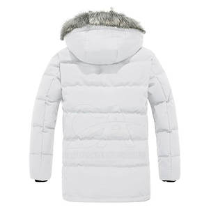 Veste d'hiver rembourrée pour homme, doublée, chaude, en fausse fourrure, à capuche, vente en gros - Product Image 2