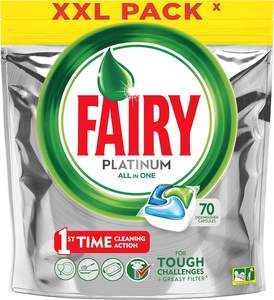 Pastillas para Lavavajillas Fairy Platinum Original, 70 Unidades - Product Image 5