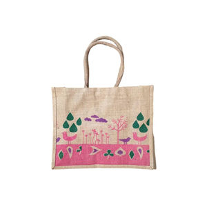 100% orienté vers l'exportation écologique conception personnalisée impression grande capacité fourre-tout sac à provisions sacs à provisions en jute du Bangladesh - Product Image 2