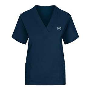 All'ingrosso farmacia medico Scrub uniformi alla moda Custom Jogger set Scrub per medici e infermieri tessuto <span class=keywords><strong>di</strong></span> tela - Product Image 2