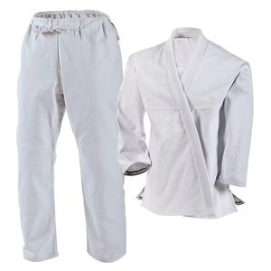 Kimono de karaté simple et uni pour homme, combinaison de combat noire, très vendue, kimono de karaté professionnel 100% coton/polyester, séchage rapide - Product Image 1