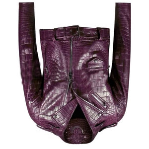 Nouvelle Collection Automne Hiver Style Européen Américain Hommes Col Debout Casual Moto Veste En Cuir - Product Image 5