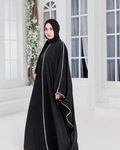 Femmes musulmanes modestes Abaya Hijab Robe Couleurs personnalisées OEM Service Adultes Islam PK 20pcs - Product Image 4