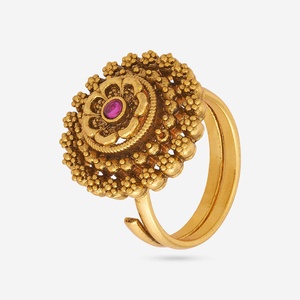 <b>Adjustable</b> Antique-Style Copper Alloy Finger <b>Ring</b> Trendy Religious Inlay Setting with Claw Bezel 187076 Gift Open-<b>Size</b> <b>Ring</b> - Product Image 1