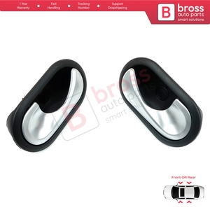 มือจับประตูด้านใน BDP106+BDP107 ซ้ายขวา สำหรับ Scenic Megane Twingo Kangoo MK2 Clio Master MK3 Sandero Logan Duster MK1 Modus - Product Image 2