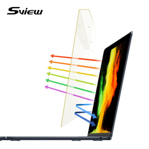แผ่นกรองแสงสีฟ้า2.5D หน้าจอแบบแขวนป้องกันการขีดข่วนกันรอยนิ้วมือโปร่งใสสูงสำหรับจอมอนิเตอร์ขนาด13นิ้ว - Product Image 3